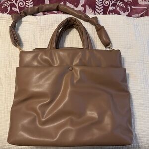 Elegant Taupe Women's Laptop / Travel Bag XL